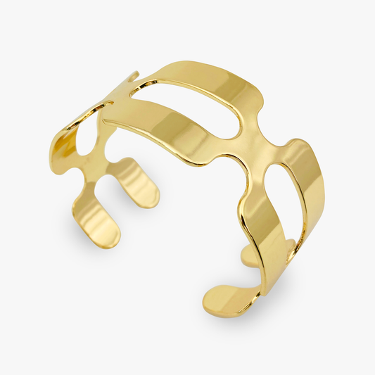 Unity Gold Cuff Bracelet | a2