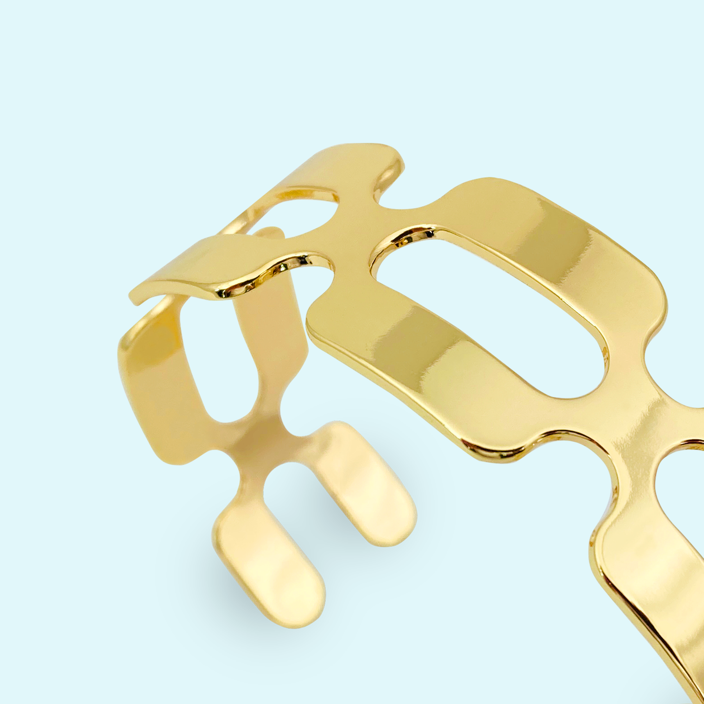 Unity Gold Cuff Bracelet | a3