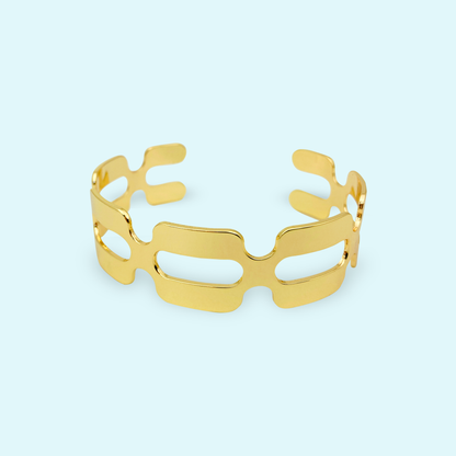 Unity Gold Cuff Bracelet | a3