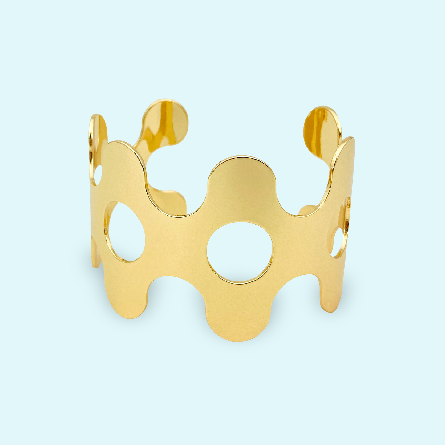 Abundance Gold Cuff Bracelet | b1