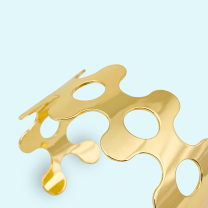 Abundance Gold Cuff Bracelet | b2