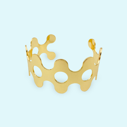 Abundance Gold Cuff Bracelet | b2