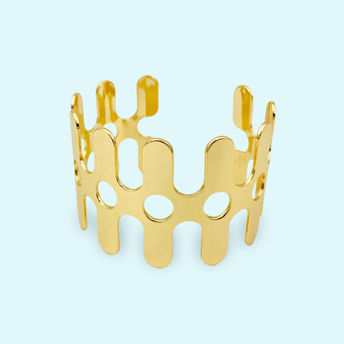 Transcend Gold Cuff Bracelet | c1