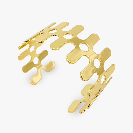 Transcend Gold Cuff Bracelet | c2