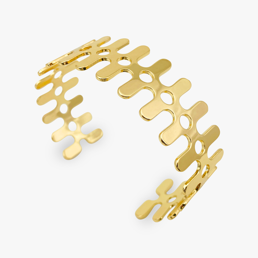 Transcend Gold Cuff Bracelet | c3